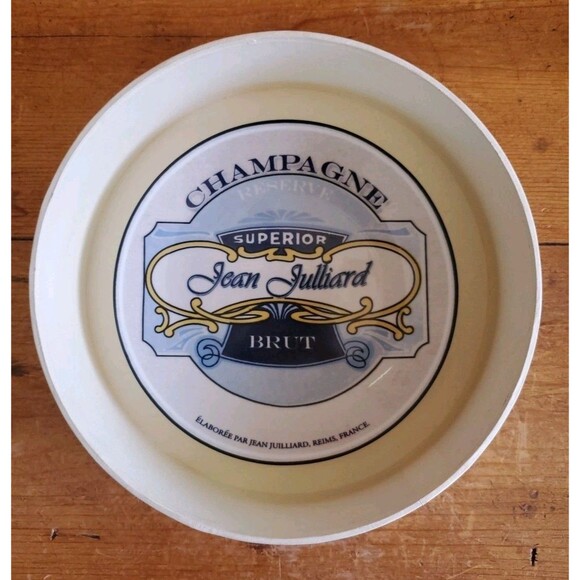 Vtg Pottery Barn Champagne Plates Wine Bar Cocktail Set of 4 Assorted 6.5" Rare - Picture 10 of 14